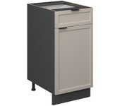 Vicco mueble bajo de cocina fame-line, grisbeige, 40 cm sin encimera
