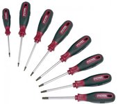 Kraftwerk 4166 - 8-pzs. set destornilladores torx inviolable ergokraft