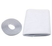 Mosquitera ventana con efecto lagrima poliester blanco 150 cm h. 180 cm