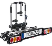 Portabicicletas universal para enganche de remolque para el transporte de 3 bicicletas