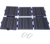 Energía solar plegable del teléfono móvil de la prenda impermeable del cargador del panel solar de 30w 12v/5v etfe