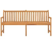 Banco de jardín de madera maciza de teca 180 cm