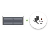Pack puerta batiente automática 4m vogel 400b160 + motor brazo b500