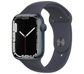 Reloj inteligente APPLE WATCH Serie 7 de 45 mm, color negro, reacondicionado, grado A+