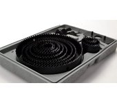 JOBI Juego de Sierras Perforadoras para Madera - 16 piezas, perforaciones precisas, alta resistencia, ideal para carpintería y bricolaje