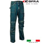 'Cofra V151 - 0 de 00.z54 Pantalones de trabajo "Dortmund, color azul, talla 54
