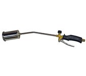 Toolland Soplete, adecuado para soldadura profesional, descongelación y reparación de asfalto, incluye manguera de 1,5 m, de bajo consumo, flexible, confiable, longitud 60 cm, cabezal del quemador 6