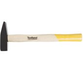 Toolland Martillo del ingeniero, cabeza de acero 500 g, mango de madera, para todas las tareas en la casa y sus alrededores