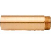 Alargo grifo pulido 1/2" x 10 cm latón