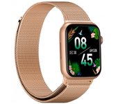DCU Advance Tecnologic 34157043 Relojes inteligentes y deportivos 4,85 cm (1.91") IPS 44.5 mm Digital 240 x 280 Pixeles Pantalla táctil Oro