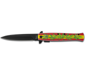 Navaja Marijuana Abs 3d. Hoja: 10 Cm