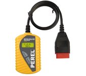 Perel Escáner OBD2, escáner OBD para coche, herramienta de diagnóstico para escáner de coche, lector de códigos de avería de coche, lector OBD, lector de códigos de error, OBD II EOBD CAN, herramienta