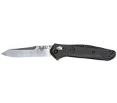 Benchmade STE-940-2 Cuchillo de Supervivencia Osborne AXIS hoja Tanto invertido en Acero inoxidable CPM S30V super premium (58-60 HRC), de 19,99 cm y mango G10 negro fresado con forros de acero inoxidable