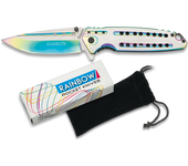 Navaja Rainbow Con Funda. H: 9.5