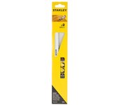 Stanley STA21252-XJ hoja de sierra de calar, de sierra de marquetería y de sierra recíproca Hoja de sierra de sable Acero de alto carbono (HCS) 2 pieza(s)