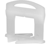 RUBI 2840 | Bridas de Nivelación para Cerámica | Brida de 1,5 mm para Baldosas Cerámicas de entre 3 y 12 mm | Para Formatos de 30x30 cm y Superiores | 100 unidades | BRIDA DELTA LEVEL SYSTEM