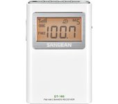 Sangean DT-160 Portátil Digital Blanco
