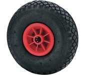 Rueda impinchable con nucleo poliamix y eje liso, carga máx. 100 kg, ø 26 cm