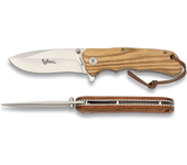 Navaja Albainox Madera. Hoja 9 Cm