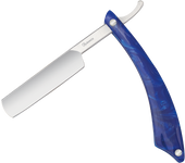 Navaja Barbera Nacar Azul Albainox