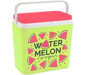 Nevera de camping 24 l, estampado sandías