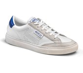 sparco 0012B338BIAZ Zapatillas S-Time Talla 38 Blanco/Azul, Botas Unisex Adulto, Multicolor, EU