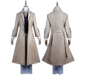 Anime Dazai Osamu Cosplay Disfraz Bungo Perros callejeros Cosplay Chaqueta larga Abrigo Dazai Osamu Peluca Halloween Disfraz de Navidad disfraz y p...