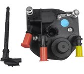 Cabezal de la tapa del filtro de combustible diesel con tubo central 9809757980 para Citroen C3 C4 C5 Peugeot 207 208 308 3008 08-15 9672320980 Negro
