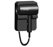 1300w Home Hotel Baño Secador de pelo Potente secador de pelo Aire frío y caliente 220v Secador de pelo montado en la pared negro
