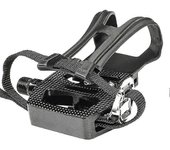 Pedales De Bicicleta Estática Pedal Para Jaula De Dedos Automáticos Y Correa Para Zapatos Ciclismo Indoor Heavy Duty 9/16-YH 18mm