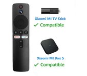 Para Xiaomi Mi TV, Box S, BOX 3, MI TV 4X Control remoto Bluetooth por voz con el control del asistente de Google XMRM-006-w