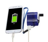 Cargador de emergencia de teléfono de manivela USB Cargador de teléfono móvil MP4 portátil Fuente de alimentación manual al aire libre