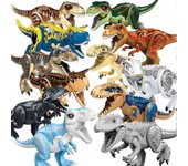 Figuras De Dinosaurios Indominus T Rex Bloques Juguetes Bloque de Dinosaurio Grande, Niños Birthday_happy B Naranja Tyrannosaurus rex