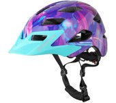 Casco para niños, casco de bicicleta para niños Casco de bicicleta para niños y niñas con casco de visera genial para 5-14 añosE10