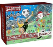 Calendario de Adviento 2023 Kit de fútbol para niños y adultos Navidad 24 días Calendario de cuenta regresiva Damas y niñas Regalos Temporizador de...