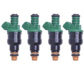4 piezas boquilla inyectora 0280150803 para Ford Sierra Escort Cosworth 2.0t 2.5t verde 84-95 95160611000