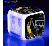 Reloj despertador de baloncesto 7cambio de color multifunción Noctilucence reloj electrónico sala de niños despertador temporizador regalo de cumpl...
