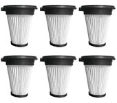 6pcs Hepa filtros para aspiradora inalámbrica de mano como se muestra