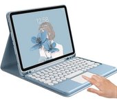 Ipad 6 Ipad 5 Air 2 Pro 9.7 pulgadas Teclado de 9.7 pulgadas con Touchpad Lindo teclado de color de tecla redonda Ipad 6th 5th Generation Detachabl...