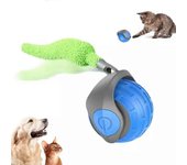 Speedy Tail 2.0,Speedy Tail Cat Toy,Speedy Tail 2.0 Cat Toy,Juguete de movimiento automático azul