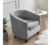 Sillón Silla Funda de sofá Funda de asiento de silla de sala de estar-D5