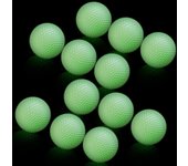 Paquete de 12 bolas de golf brillantes Bolas de golf nocturnas luminosas que brillan en la oscuridad Mejor pelota de golf fluorescente para torneos...