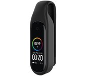 Para Xiaomi Mi Band 7 / 6 / 5 / 4 Steel Sheet Clip Silicone Watch Case