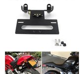 Boussder Apto para Ducati Monster 400 620 695 750 800 900 1000 S2 S2r S4 S4r Soporte de matrícula Soporte trasero Cola ordenada Eliminador de guard...