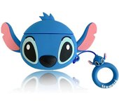 Baicccf Estuche para AirPods 1 y 2 / Pro, silicona suave 3D Lindo divertido Kawaii Moda Stitch Design Estuche de carga AirPods a prueba de golpes c...