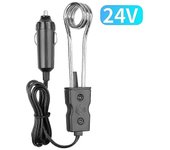 Calentador de inmersión portátil para automóvil de 12 V y 24 V Calentador de agua eléctrico de té y café de moda segura Cigar rette Enchufe del enc...