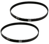 2 piezas de piezas de repuesto de correa dentada negra 150XL037 para WEN 6502 lijadora de banda de disco 90228-060 Accesorios de la máquina rectifi...
