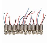 10Pcs mini Vibrador de Motor de Vibración de Teléfono Celular 4x8mm DC 1.5-3V RC Juguetes Color de la foto