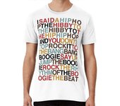 Delicia del rapero - sugarhill gang Camiseta de cuello redondo hip hop hibby S