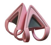 Adorno de oreja de gato para Razer Kraken V2 Auriculares Auriculares Decoración de accesorios Rosa